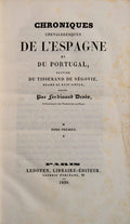 CHRONIQUES CHEVALERESQUES DE Lâ€™ESPAGNE ET DU PORTUGAL,