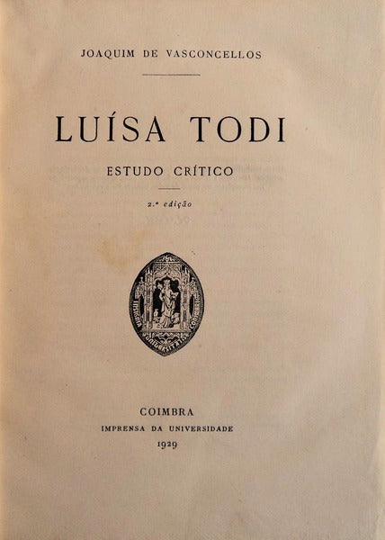 LUÃSA TODI. Estudo crÃ­tico.