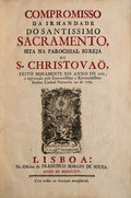 COMPROMISSO DA IRMANDADE DO SANTISSIMO SACRAMENTO,