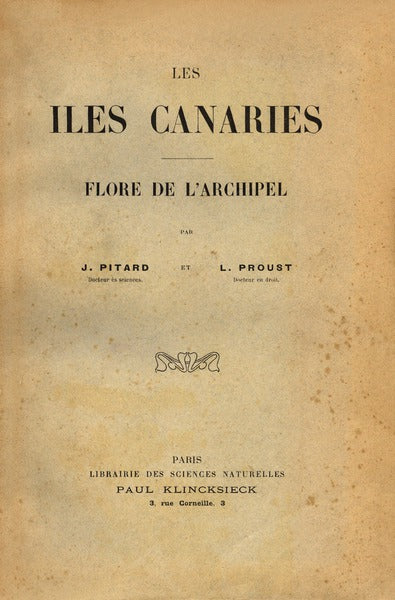 LES ILES CANARIES. FLORE DE Lâ€™ARCHIPEL.