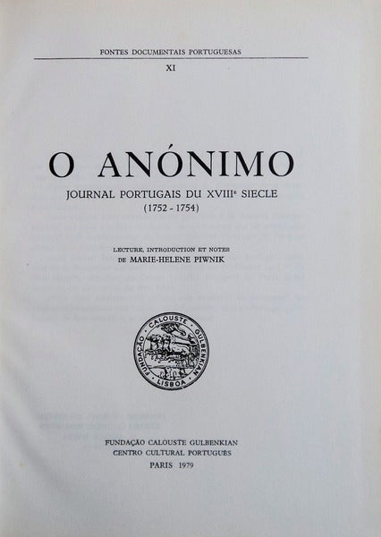 O ANÃ“NIMO.