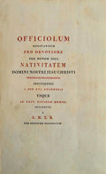 OFFICIOLUM RECITANDUM PRO DEVOTIONE PER NOVEM DIES NATIVITATEM JESU CHRISTI IMMEDIATE PRAECENDENTES