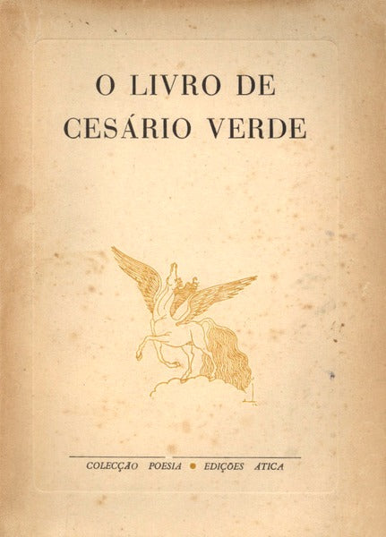 O LIVRO DE CESÃRIO VERDE.