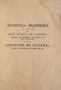 SENTENÃ‡A PROFERIDA A FAVOR DE JOAÃ• INFANTE DE LACERDA,