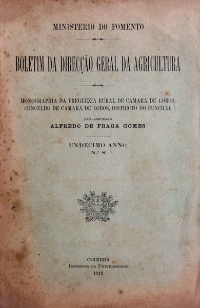 MONOGRAPHIA DA FREGUEZIA RURAL DE CAMARA DE LOBOS,