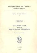 PEQUENO GUIA PARA BIBLIOTECAS TÃ‰CNICAS.