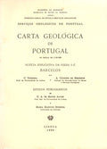 CARTA GEÃ“LÃ“GICA DE PORTUGAL NA ESCALA DE 1/50 000, NOTÃCIA EXPLICATIVA DA FOLHA 5-C BARCELOS. [COM MAPA]