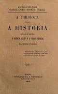 A PHILOLOGIA PERANTE A HISTORIA.