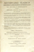 DICCIONARIO CLASSICO HISTORICO-GEOGRAFICO-MYTHOLOGICO