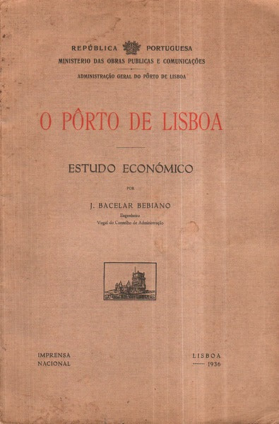 O PÃ”RTO DE LISBOA. Estudo EconÃ³mico.