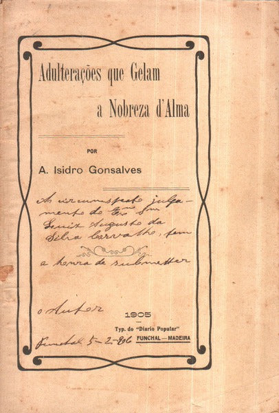 ADULTERAÃ‡Ã•ES QUE GELAM A NOBREZA Dâ€™ALMA.