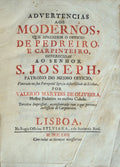ADVERTENCIAS AOS MODERNOS, QUE APRENDEM O OFFICIO DE PEDREIRO, E CARPINTEIRO,