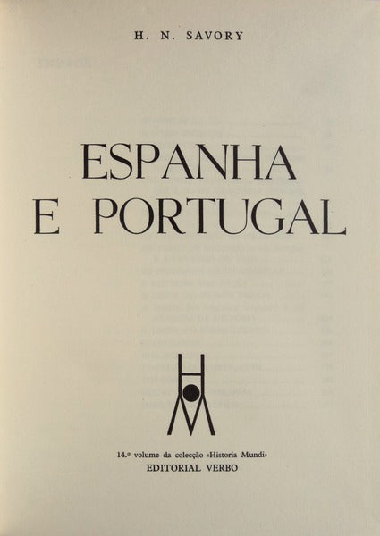 ESPANHA E PORTUGAL. [EDIÃ‡ÃƒO DE 1969]