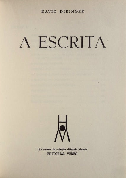 A ESCRITA.