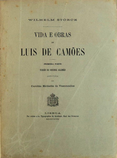 VIDA E OBRAS DE LUÃS DE CAMÃ•ES.