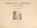 PARCS ET JARDINS. ALBUM D'Ã‰TUDES.