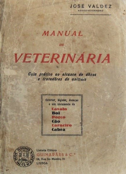 MANUAL DE VETERINÃRIA.