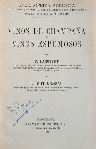 VINOS DE CHAMPAÃ‘A Y VINOS ESPUMOSOS.