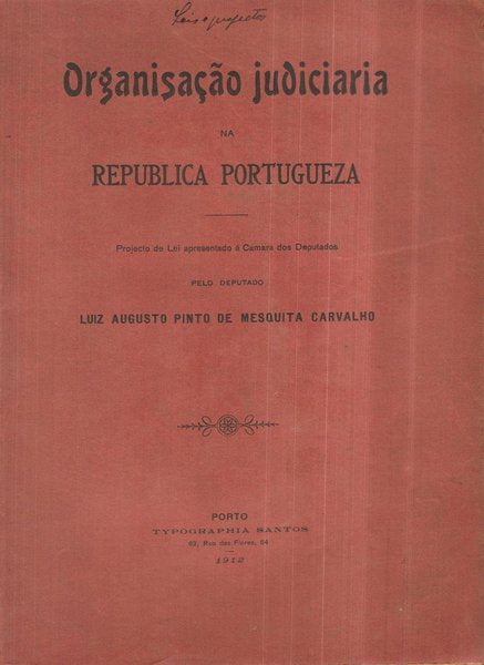 ORGANISAÃ‡ÃƒO JUDICIÃRIA PORTUGUEZA.