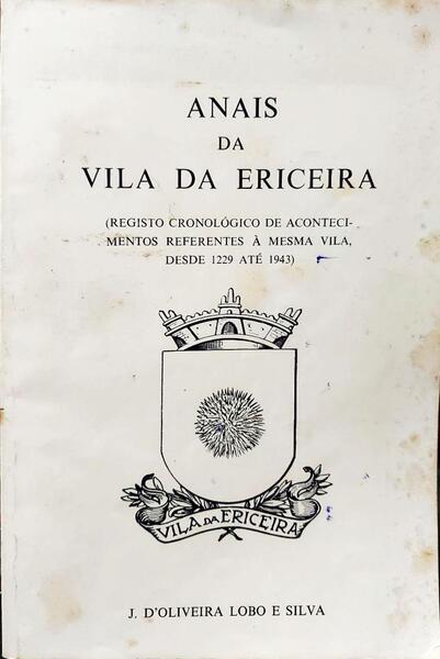 ANAIS DA VILA DA ERICEIRA.