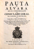 PAUTA E ALVARÃ DE SUA CONFIRMAÃ‡ÃƒO DO CONSULADO GERAL DA SAHIDA,