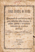 LANÇAMENTO DE CONTRIBUIÇÕES MUNICIPAES INDIRECTAS