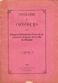 PROGRAMME DU CONCOURS