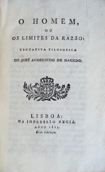 O HOMEM, OU OS LIMITES DA RAZÃƒO: