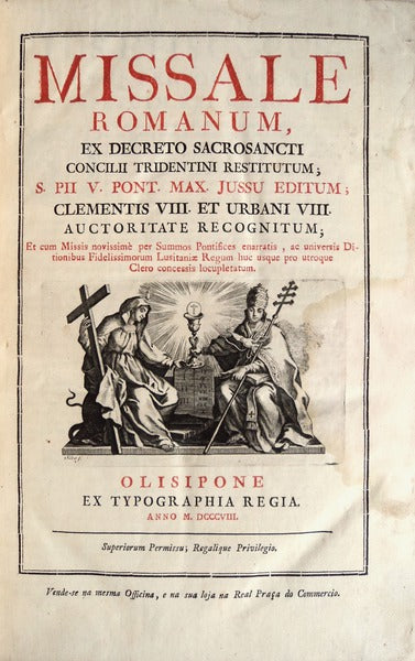 MISSALE ROMANUM, [Beneditino] [ENCADERNAÃ‡ÃƒO ARTÃSTICA SÃ‰C. XVIII..]