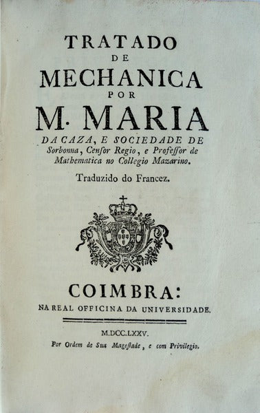 TRATADO DE MECHANICA