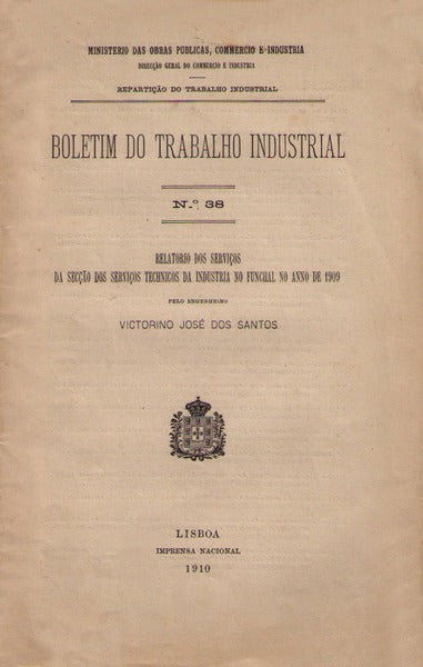 BOLETIM DO TRABALHO INDUSTRIAL.
