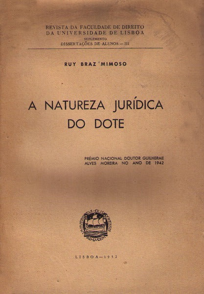NATUREZA JURÃDICA DO DOTE.