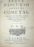 BREVE DISCURSO SOBRE OS COMETAS,