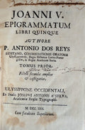 JOANNI V. EPIGRAMMATUM LIBRI QUINQUE.