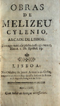 OBRAS DE MELIZEU CYLENIO.