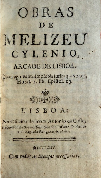 OBRAS DE MELIZEU CYLENIO.