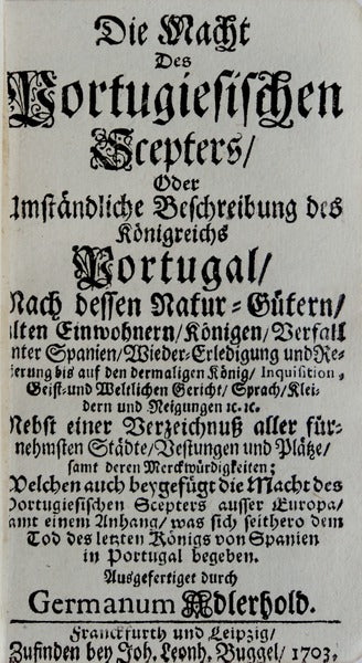 Die Macht Des Portugiesischen Scepters [A Gesta da Coroa Portuguesa]