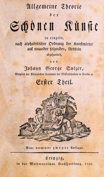 ALLGEMEINE THEORIE DER SCHÃ–NEN KÃœNSTE