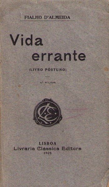 VIDA ERRANTE. [4.Âº MILHAR]