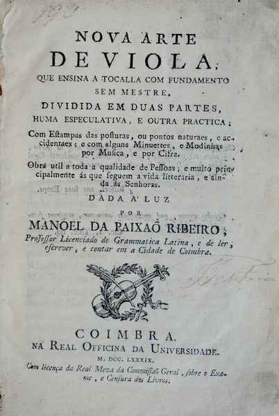 NOVA ARTE DE VIOLA, [FALTA GRAVURA 3]