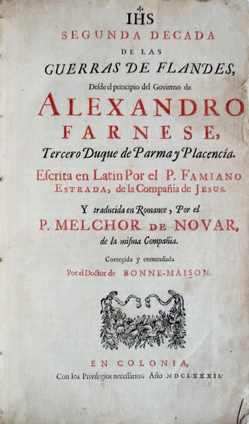 SEGUNDA DECADA DE LAS GUERRAS DE FLANDES,