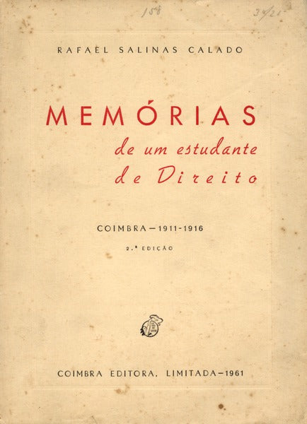 MEMÃ“RIAS DE UM ESTUDANTE DE DIREITO.