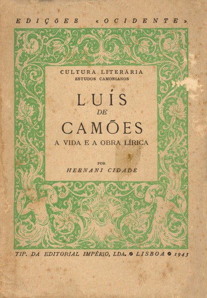 LUIS DE CAMÃ•ES. A VIDA E OBRA LÃRICA.
