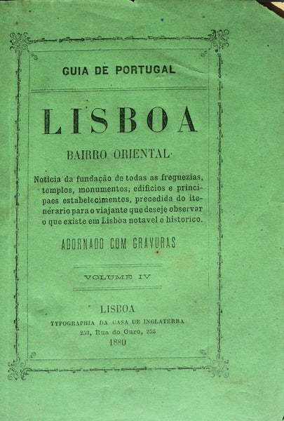 GUIA DE PORTUGAL. [LISBOA. BAIRRO ORIENTAL].