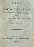 VIDA DE D. JOÃƒO DE CASTRO, QUARTO VISO-REI DA INDIA; [1839]