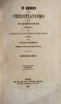 O GENIO DO CHRISTIANISMO. [2.Âª EDIÃ‡ÃƒO]