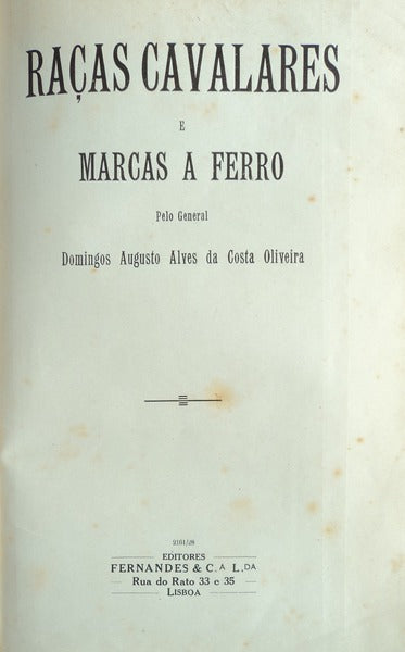 RAÃ‡AS CAVALARES E MARCAS A FERRO.