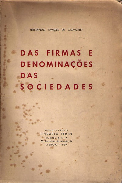 DAS FIRMAS E DENOMINAÃ‡Ã•ES DAS SOCIEDADES