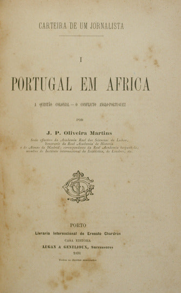 PORTUGAL EM AFRICA. [1.Âª EDIÃ‡ÃƒO]