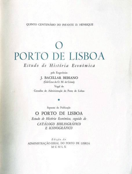 O PORTO DE LISBOA.